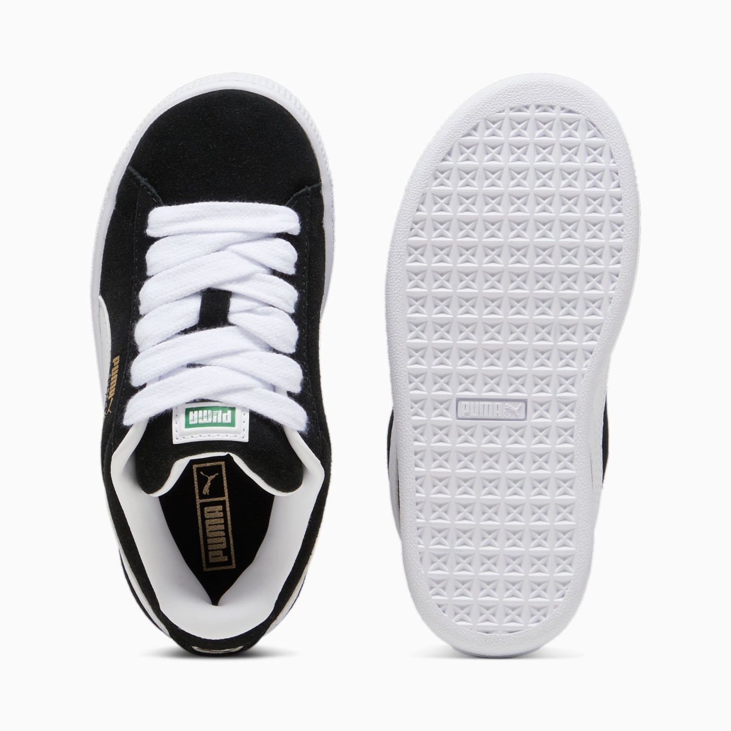 Suede XL Kids' Sneakers – PUMA Black-PUMA White