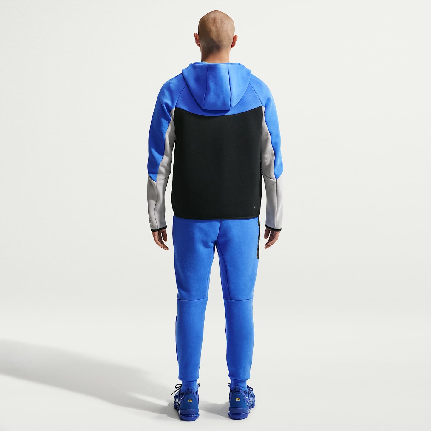 Nike Tech Men's Fleece Windrunner Full-Zip Jacket – Blue Crystal/Black/Light Smoke Grey/Black