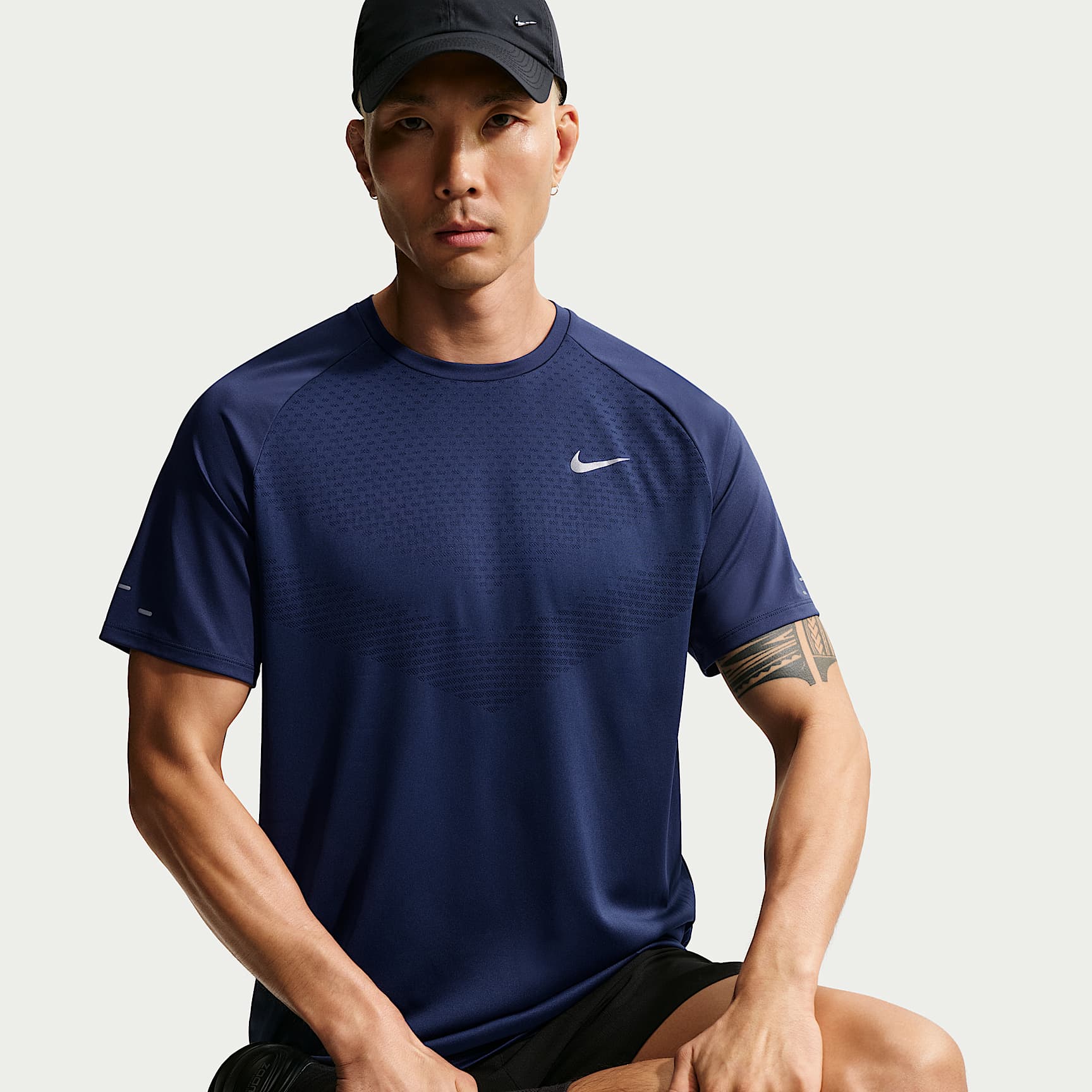 Nike Stride Men's Dri-FIT ADV Short-Sleeve Running Top – Midnight Navy
