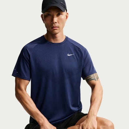 Nike Stride Men's Dri-FIT ADV Short-Sleeve Running Top – Midnight Navy