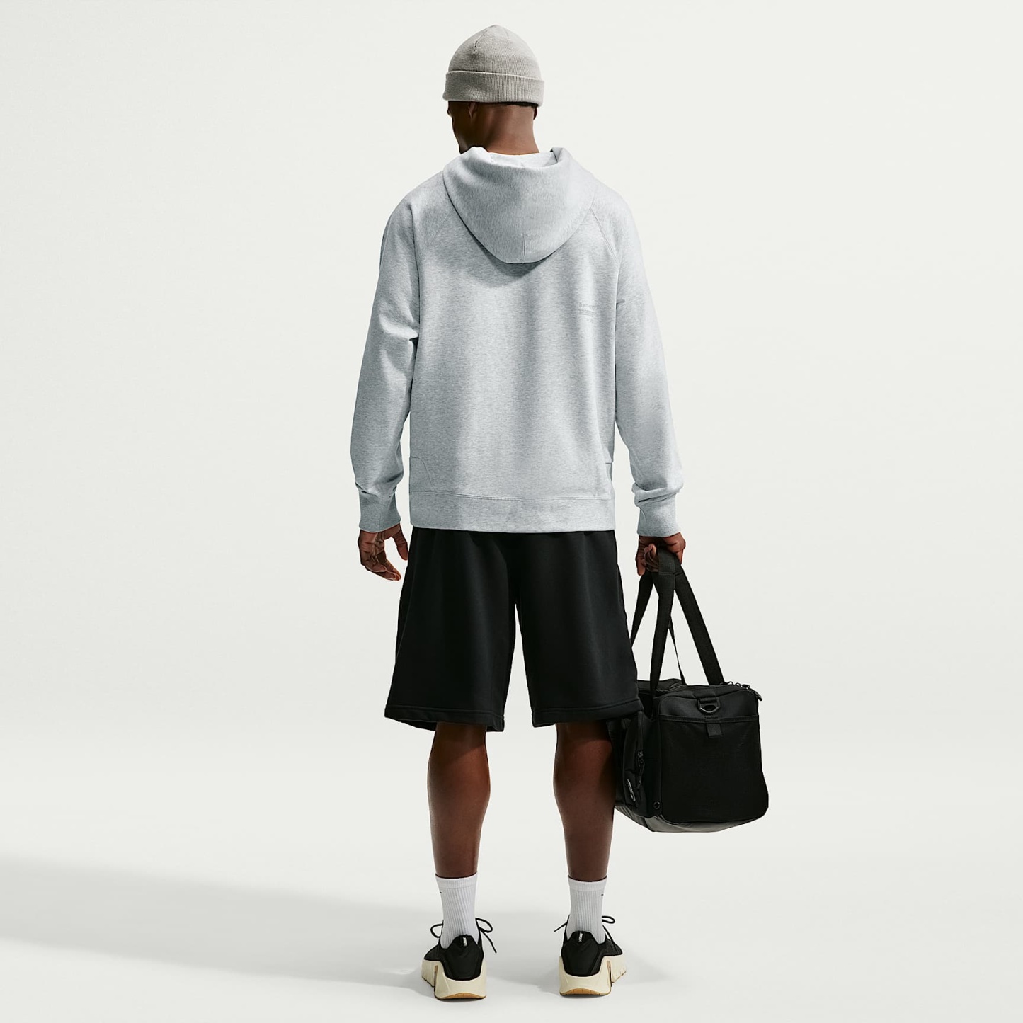 Nike N.A.C. Men's Dri-FIT Oversized Fleece Training Hoodie – Light Smoke Grey/Heather/Light Smoke Grey