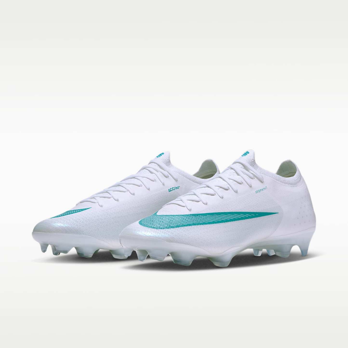 Nike Mercurial Vapor 17 Elite Firm-Ground Low-Top Football Boots – White/Dusty Cactus