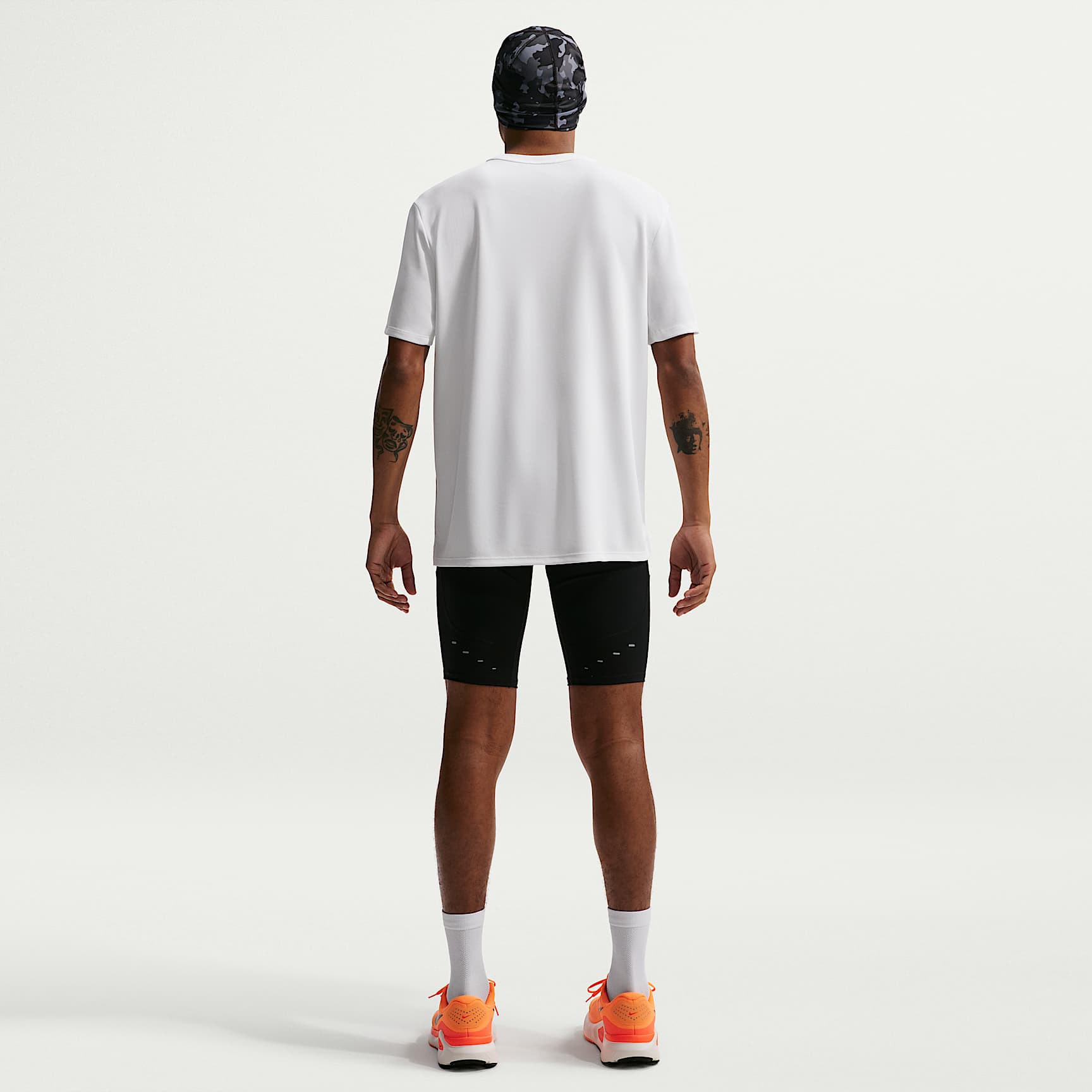 Nike Miler Men's Dri-FIT Short-Sleeve Running Top – White/White