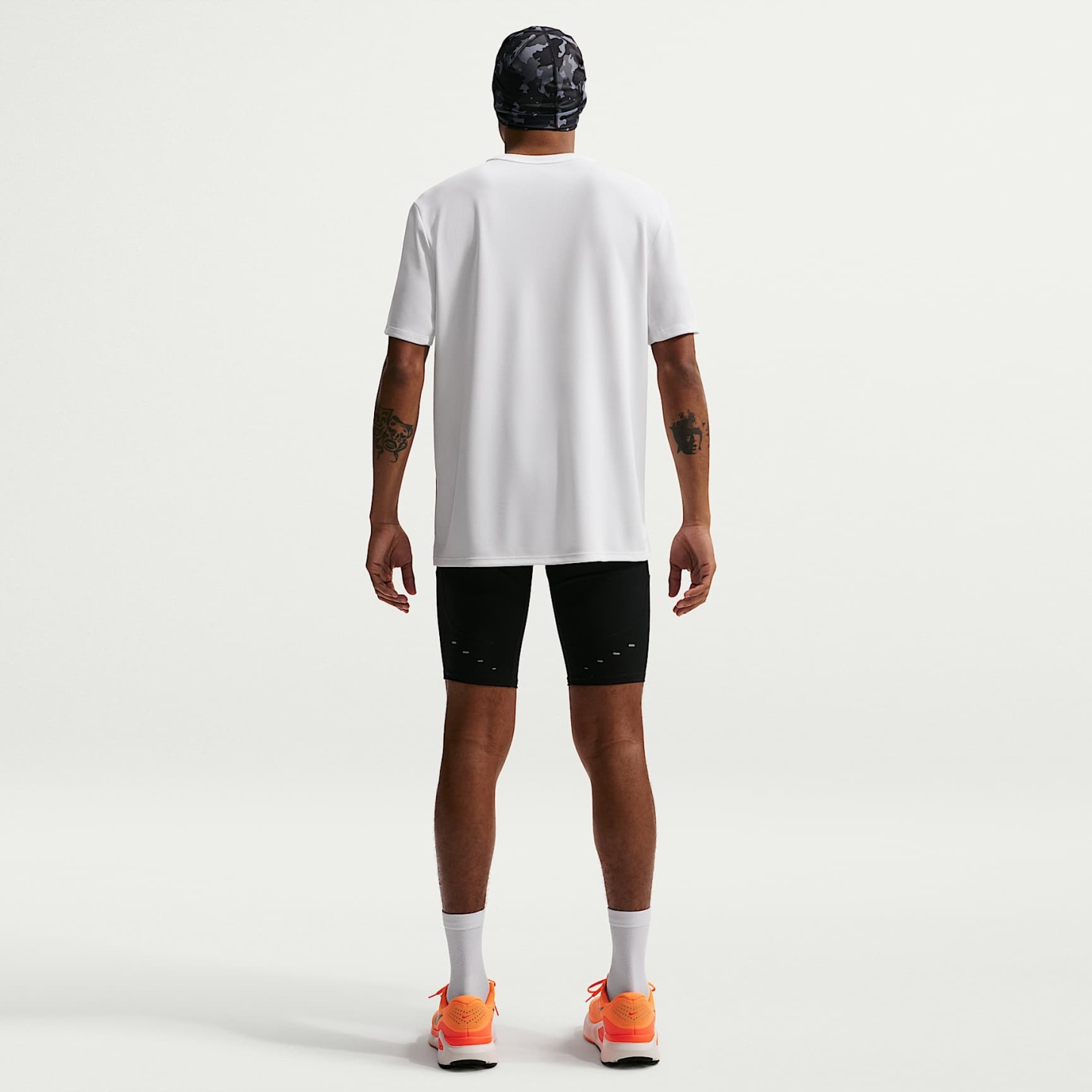 Nike Miler Men's Dri-FIT Short-Sleeve Running Top – White/White
