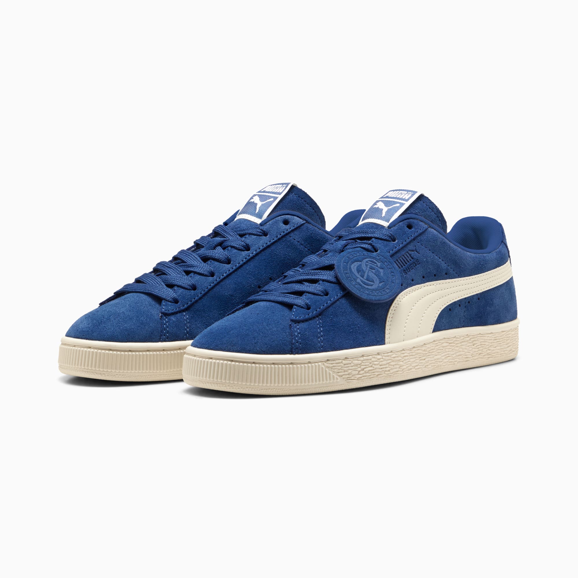 Suede Charles F. Stead VI Sneakers Unisex – Royal Sapphire-Alpine Snow