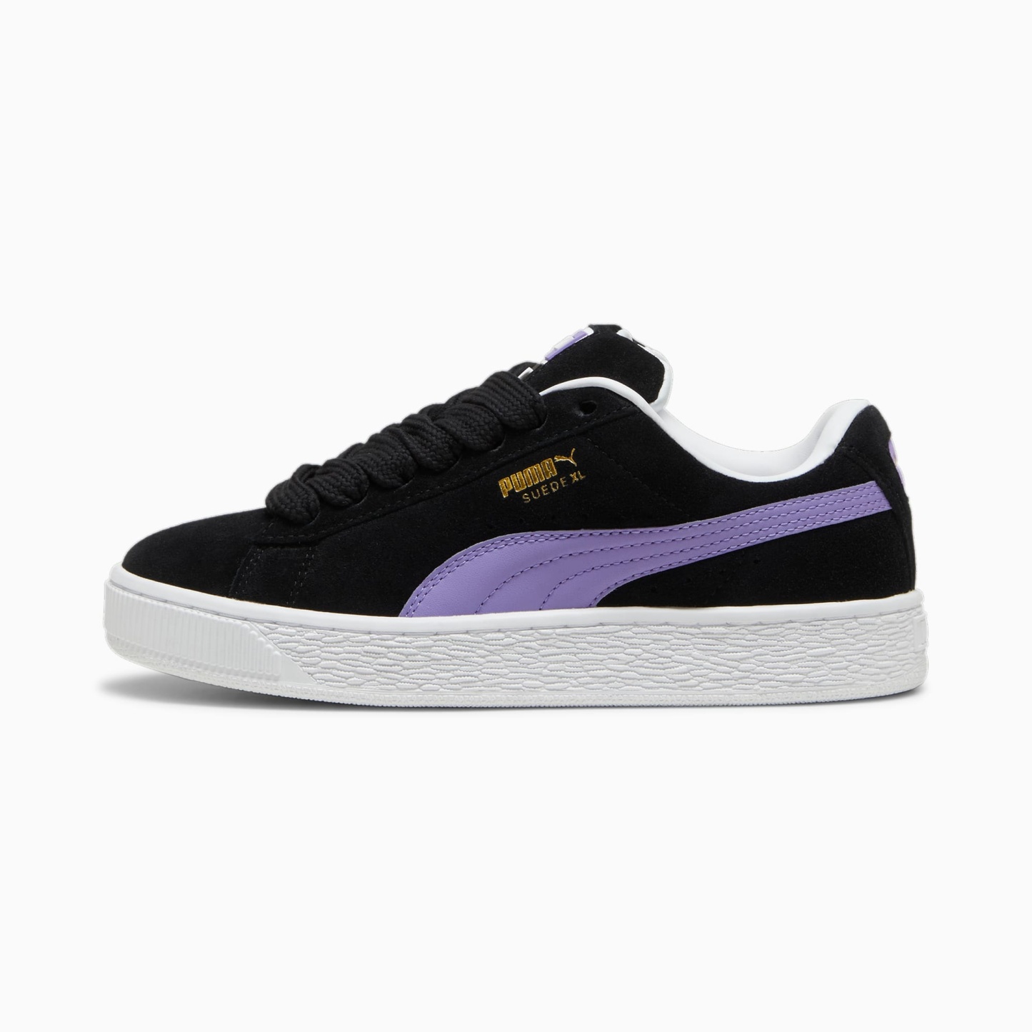 Suede XL Sneakers Unisex – PUMA Black-Lavender Alert