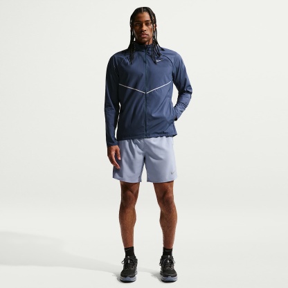 Nike Miler Men's Repel UV Protection Running Jacket – Midnight Navy/Midnight Navy