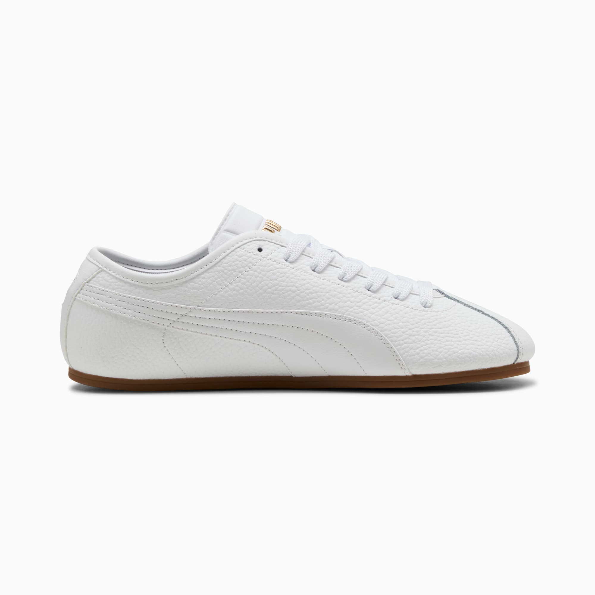 PUMA Tackle L Sneakers Unisex – PUMA White-PUMA Gold-Gum