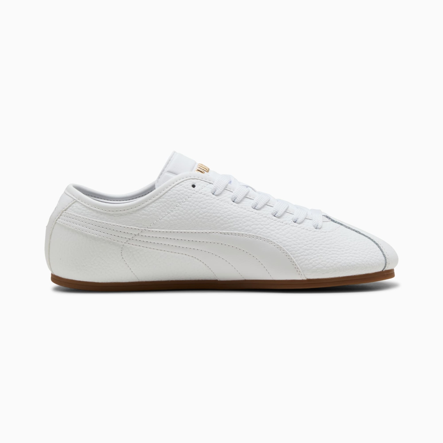 PUMA Tackle L Sneakers Unisex – PUMA White-PUMA Gold-Gum