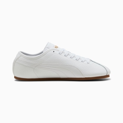 PUMA Tackle L Sneakers Unisex – PUMA White-PUMA Gold-Gum