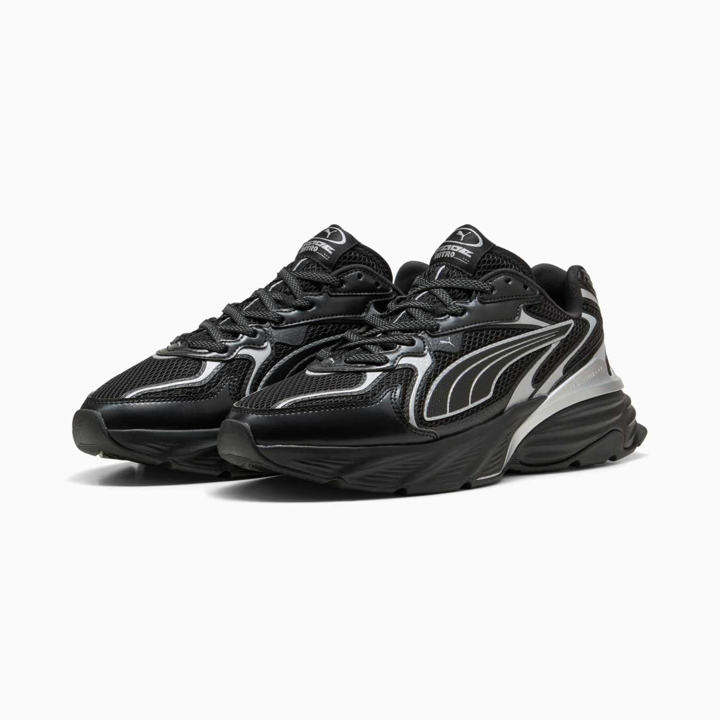 Fade LS Y2K Sneakers Unisex – PUMA Black-PUMA Silver