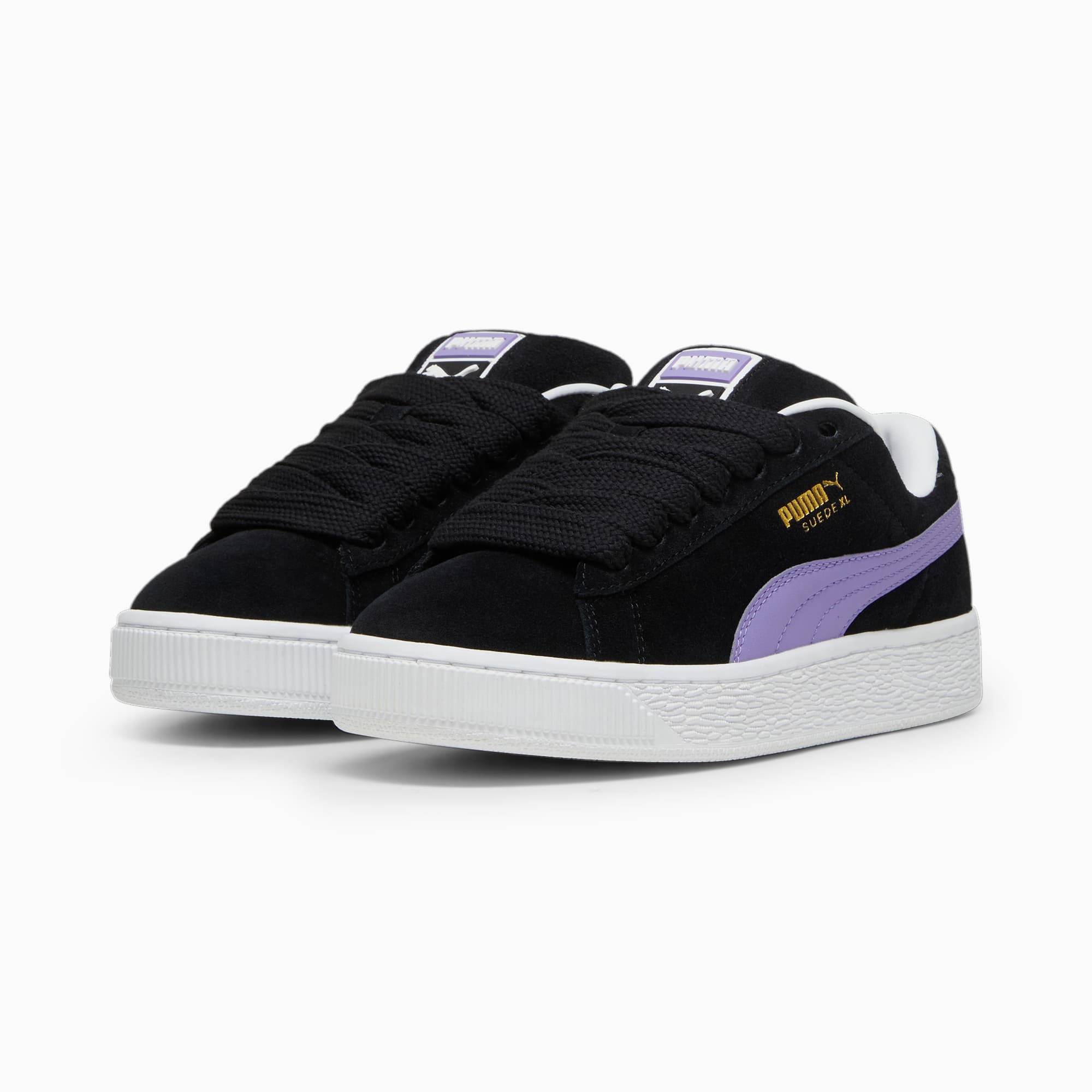 Suede XL Sneakers Unisex – PUMA Black-Lavender Alert