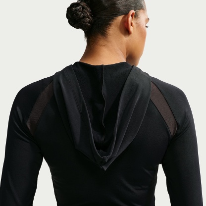 NikeSKIMS Stretch Knit Women's Full-Zip Baby Hoodie – NSKM Obsidian/NSKM Igneous