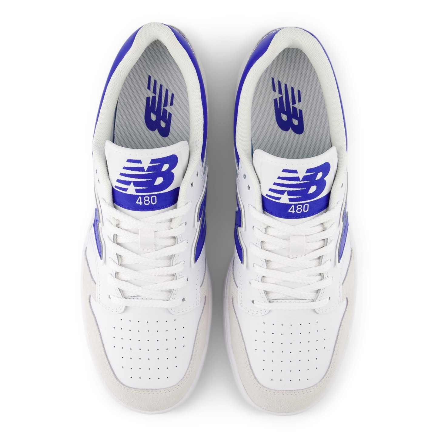 480 – White with Shoreline Blue