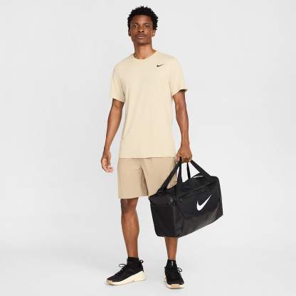 Nike Dri-FIT Men's Fitness T-Shirt – Desert Khaki/Black