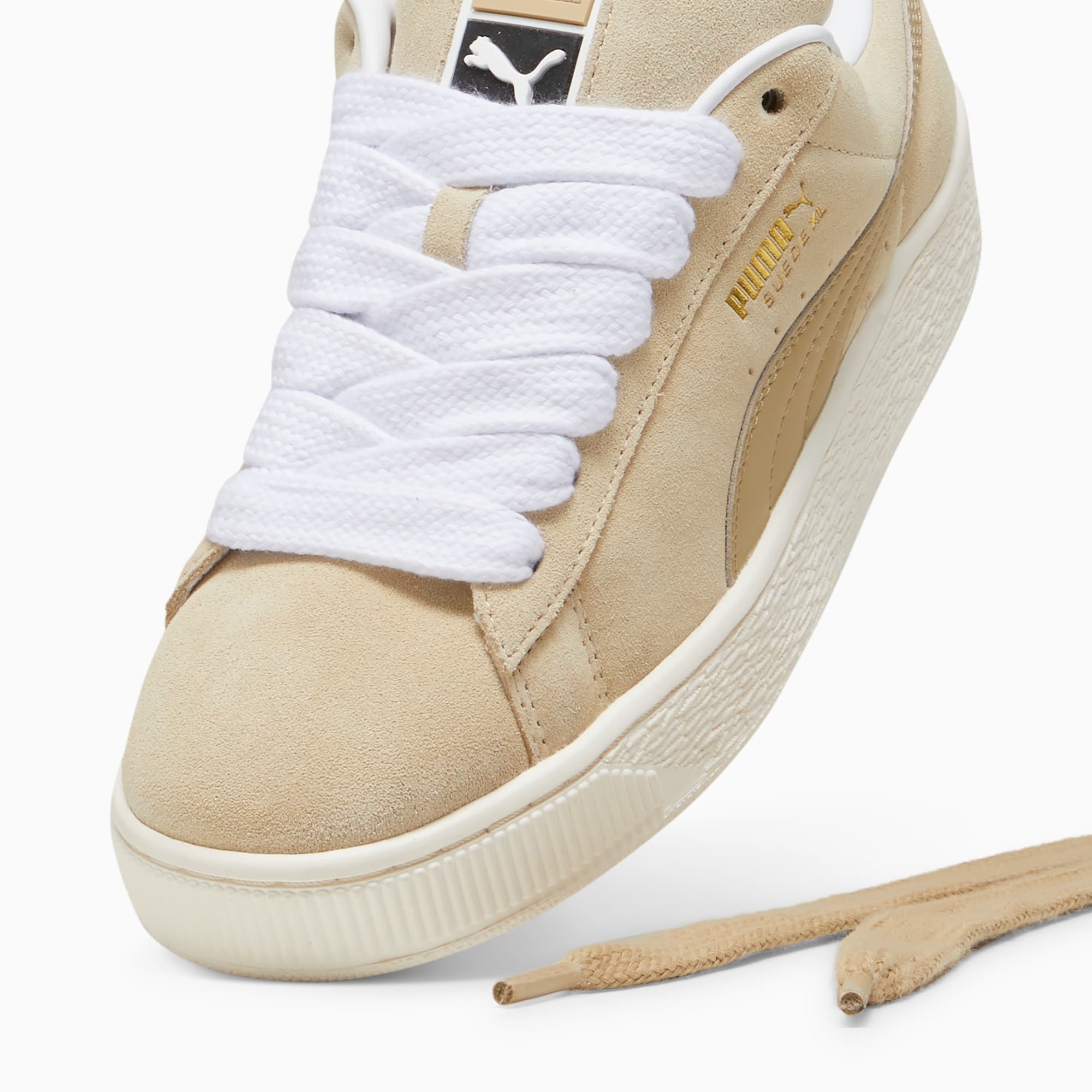 Suede XL Sneakers Unisex – Putty-Warm White