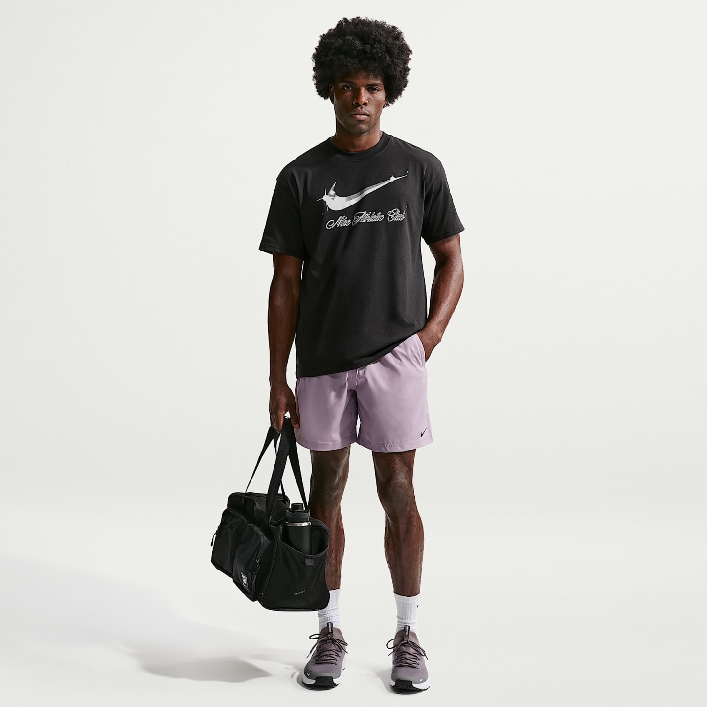 Nike Form Men's Dri-FIT 18cm (approx.) Unlined Versatile Shorts – Light Violet Ore/Black