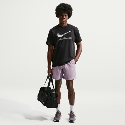 Nike Form Men's Dri-FIT 18cm (approx.) Unlined Versatile Shorts – Light Violet Ore/Black