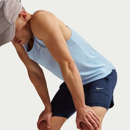 Nike Stride Men's Dri-FIT 13cm (approx.) Hybrid Running Shorts – Midnight Navy
