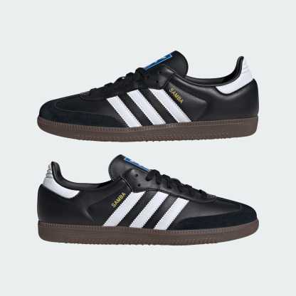 Samba OG Shoes - Core Black / Cloud White / Gum - view 8