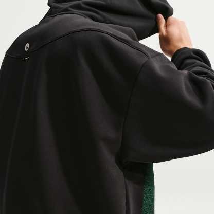 Boston Celtics Standard Issue Men's Fleece Basketball Hoodie – Black/White