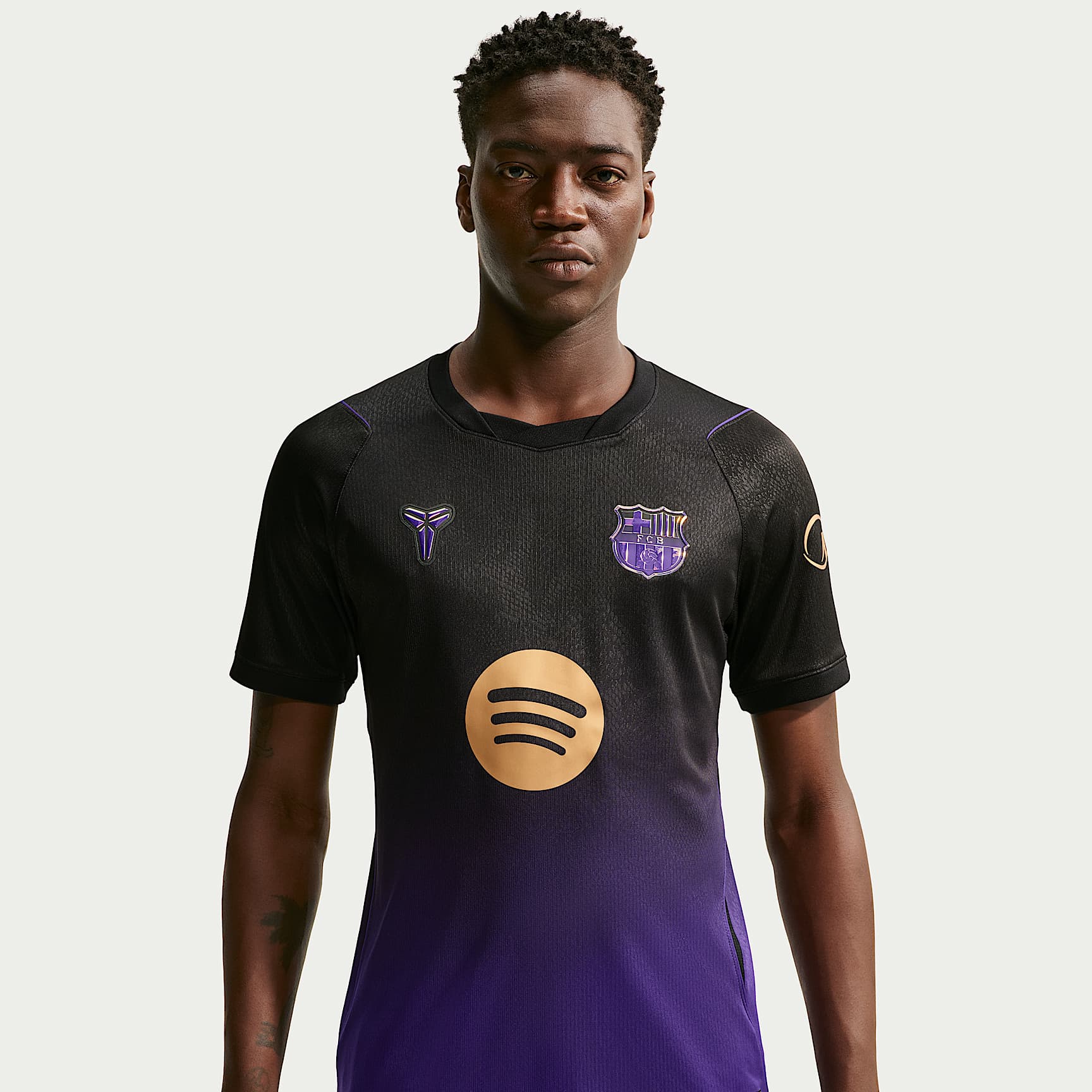 F.C. Barcelona 2026/27 Stadium Away Men's Kobe Dri-FIT Football Replica Shirt – Field Purple/Field Purple/Black/Metallic Gold