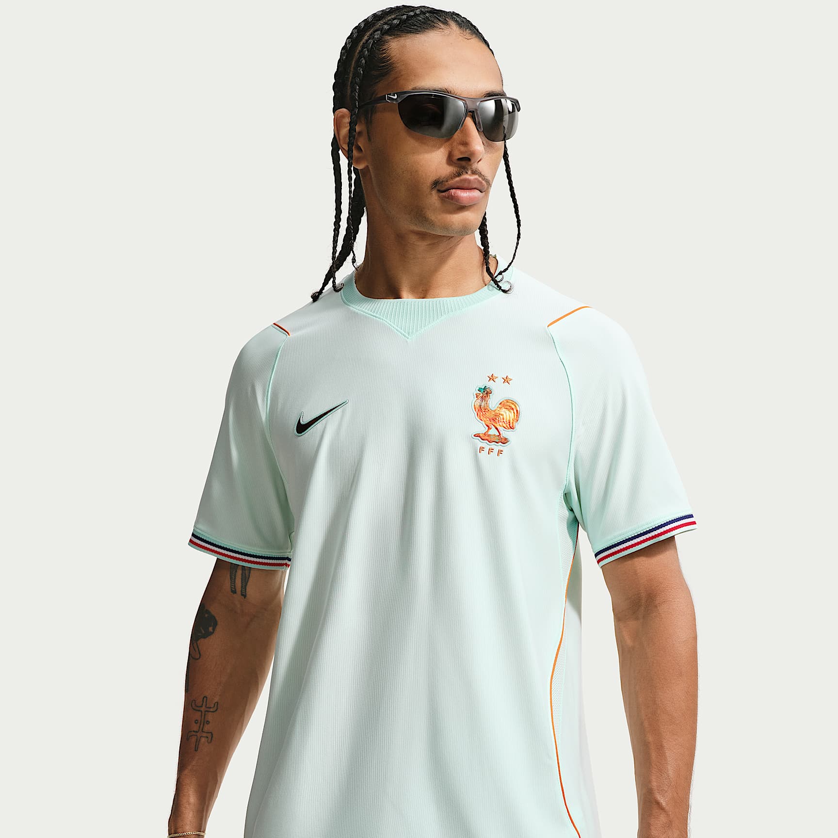 France National Team 2026 Stadium Away Men's Nike Dri-FIT Football Shirt – Igloo/Monarch/Monarch