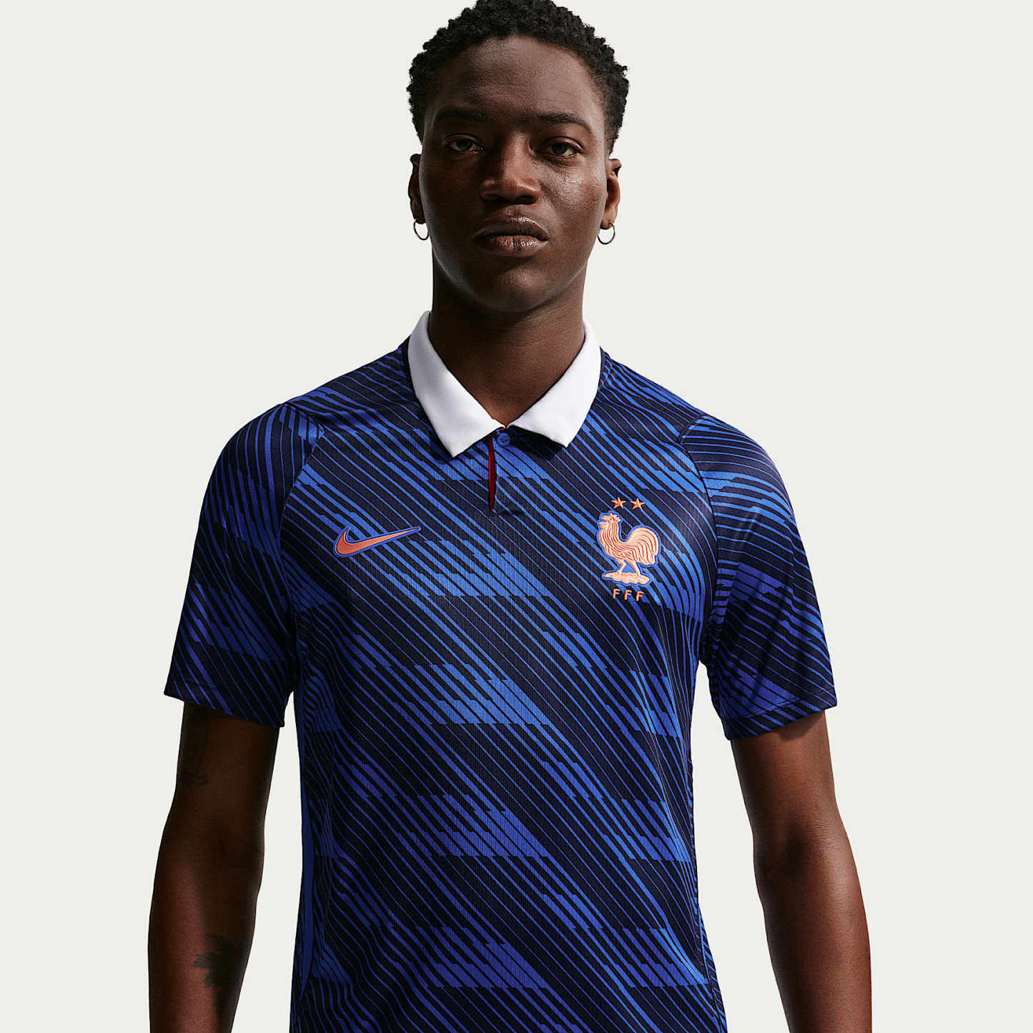 France National Team 2026 Stadium Home Men's Nike Dri-FIT Football Shirt – Game Royal/Blackened Blue/White/Metallic Copper