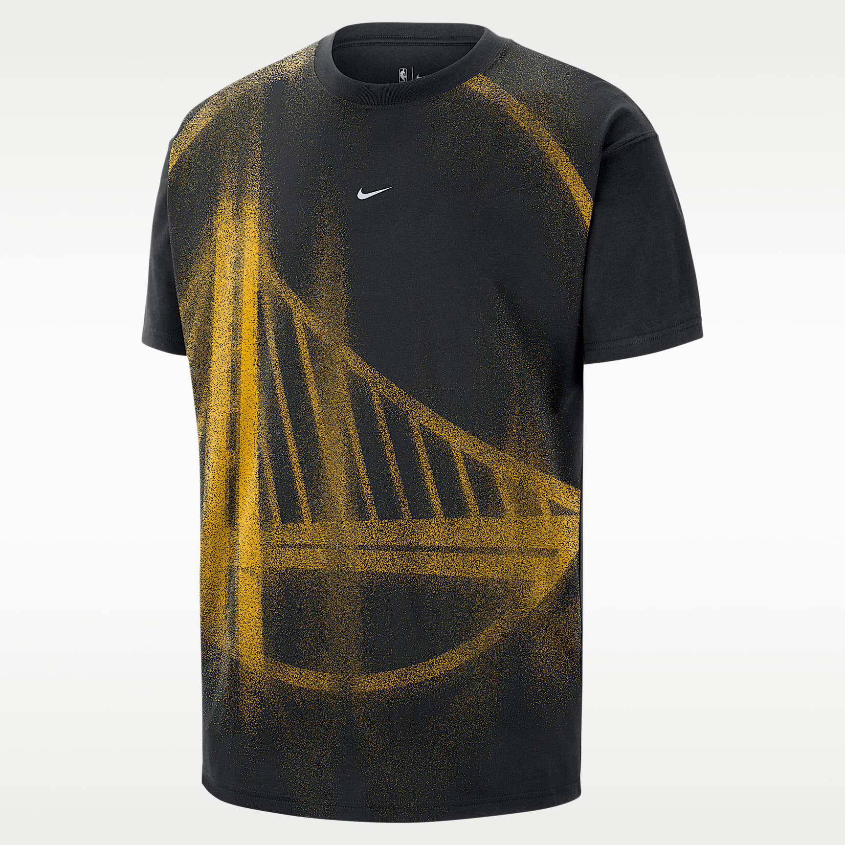 Golden State Warriors Men's Basketball T-Shirt – Black