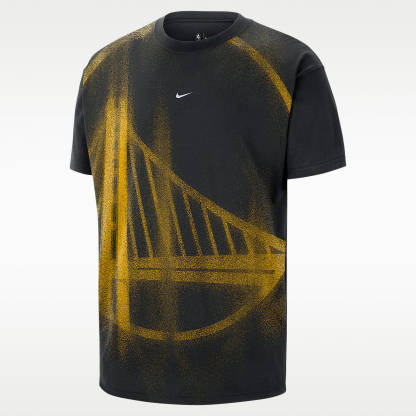 Golden State Warriors Men's Basketball T-Shirt – Black