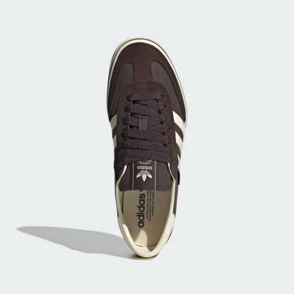 SAMBA ST SHOES - Dark Brown / Cream White / Cream White - view 2