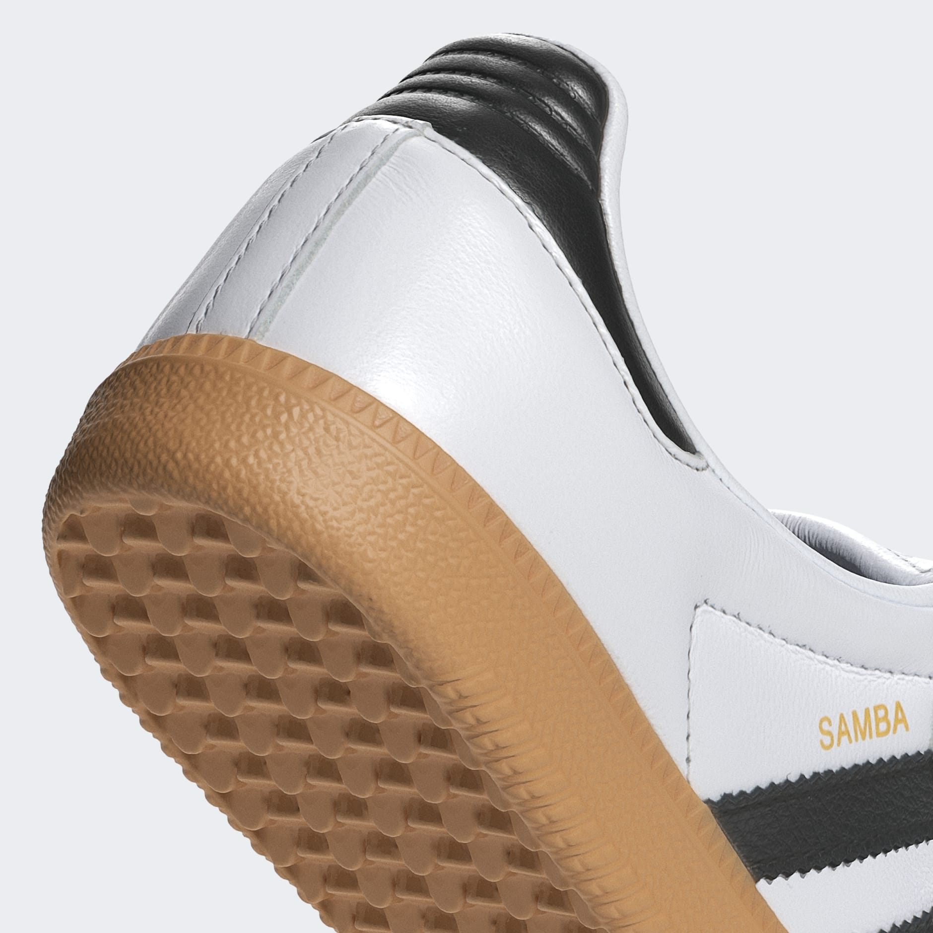 Samba LT Shoes - Cloud White / Core Black / Gold Metallic - view 9