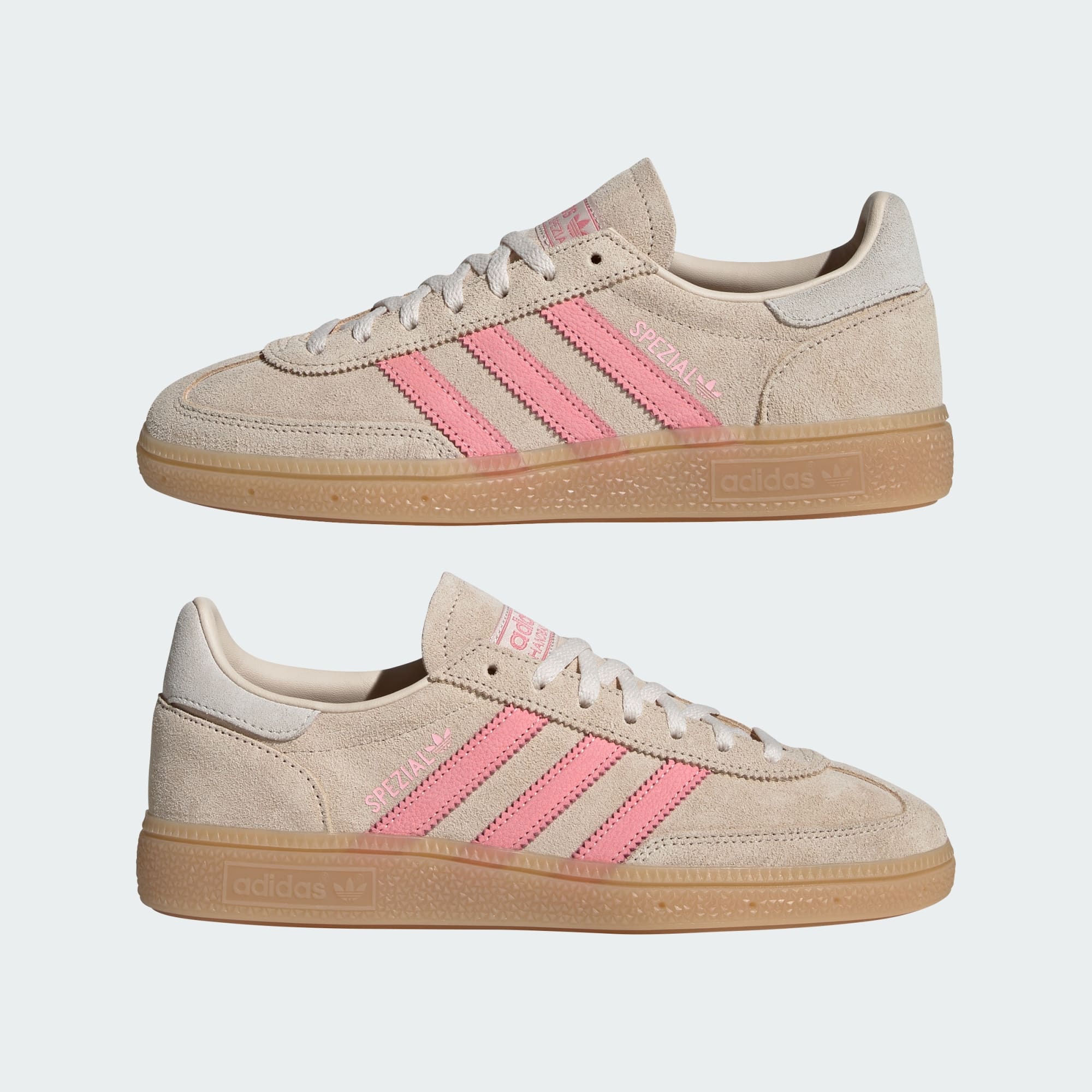 HANDBALL SPEZIAL SHOES – Crystal Linen / Pink Spark / Wonder White