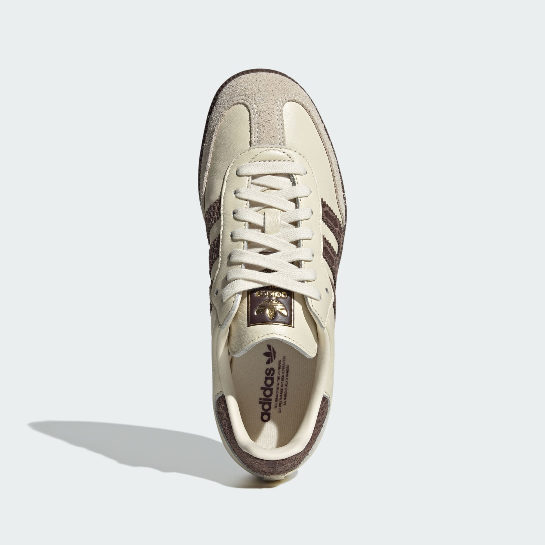 SAMBA OG SHOES - Cream White / Earth Strata / Maroon - view 3