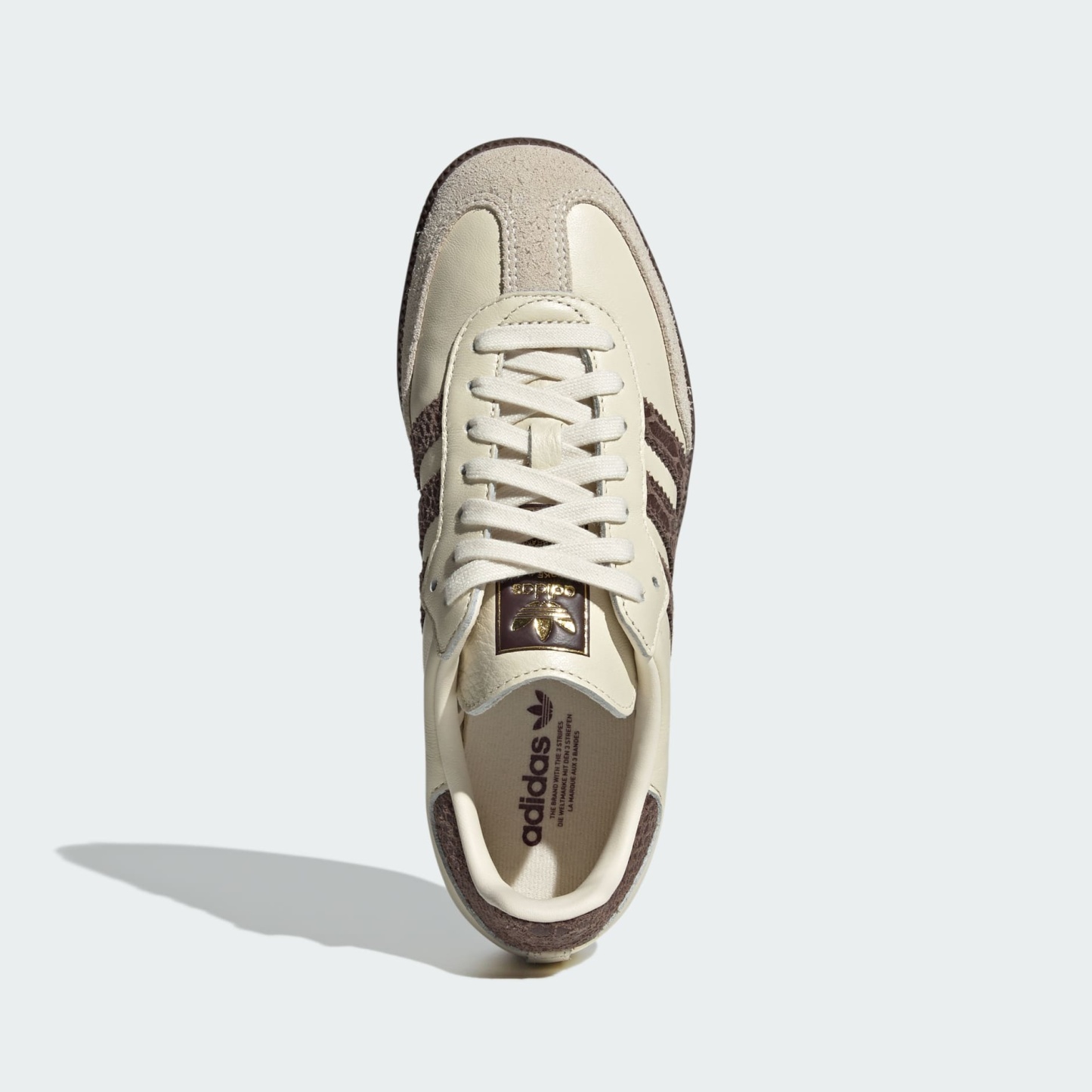 SAMBA OG SHOES - Cream White / Earth Strata / Maroon - view 3