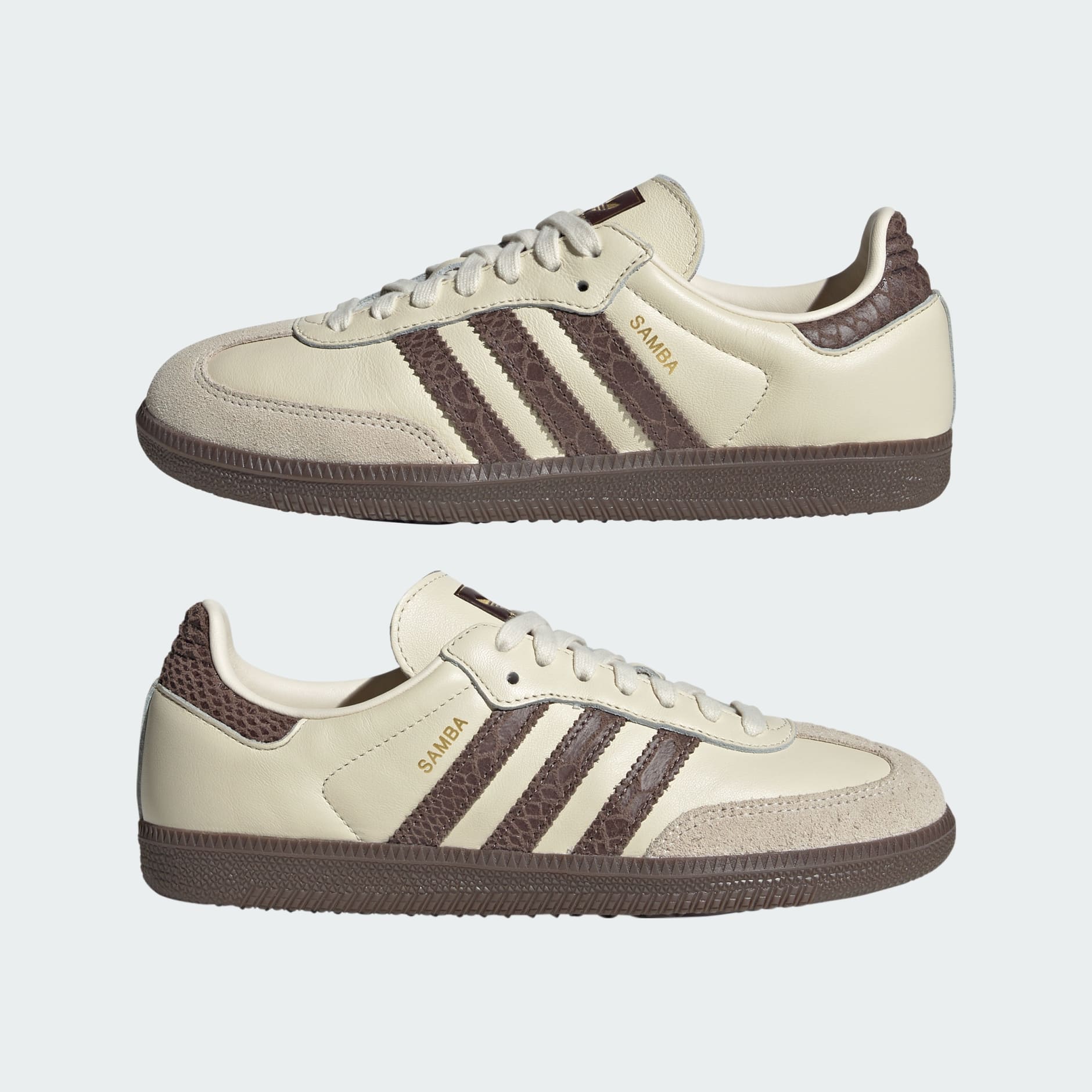 SAMBA OG SHOES - Cream White / Earth Strata / Maroon - view 8