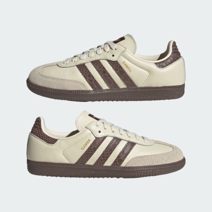 SAMBA OG SHOES - Cream White / Earth Strata / Maroon - view 8