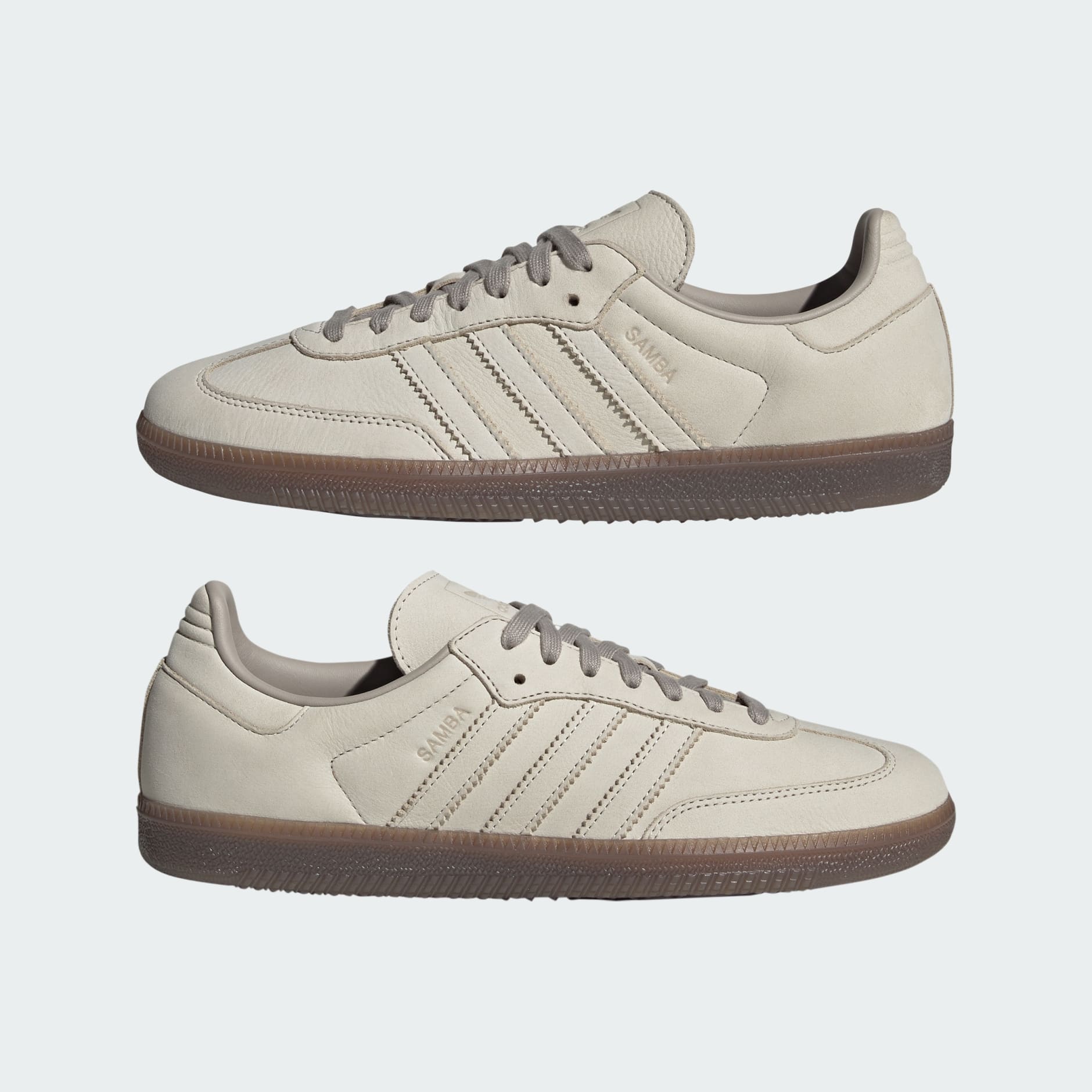 SAMBA OG SHOES - Alumina / Light Brown / Gum - view 7