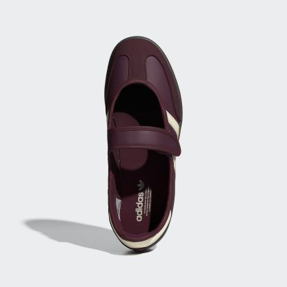 Samba Jane Shoes - Maroon / Cream White / Gold Metallic - view 2
