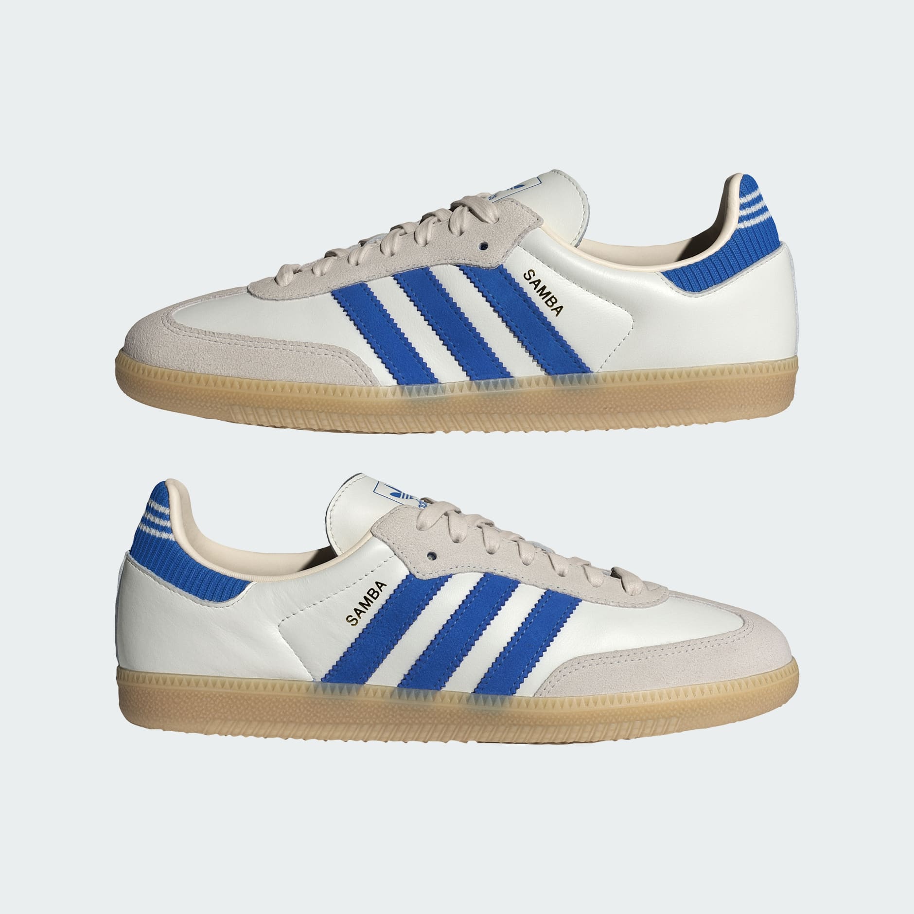 SAMBA OG SHOES - Cloud White / Blue / Gum - view 7