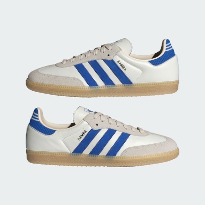 SAMBA OG SHOES - Cloud White / Blue / Gum - view 7