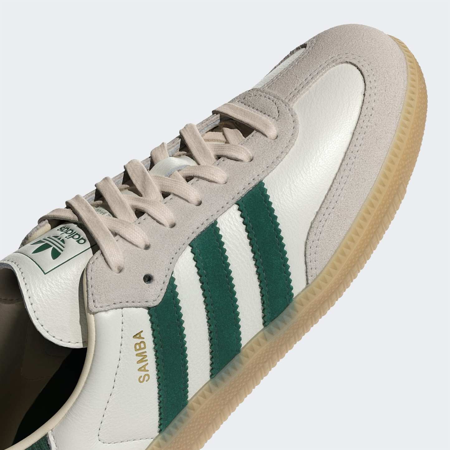 SAMBA OG SHOES - Cloud White / Collegiate Green / Gum - view 8