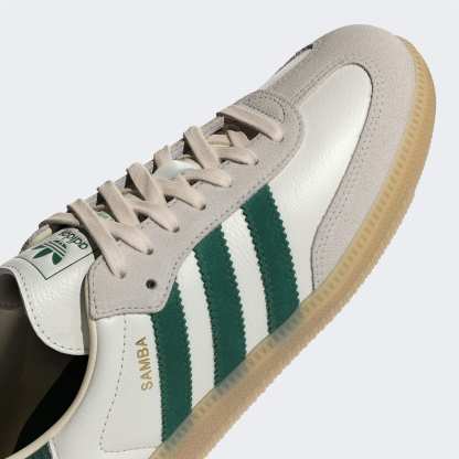 SAMBA OG SHOES - Cloud White / Collegiate Green / Gum - view 8