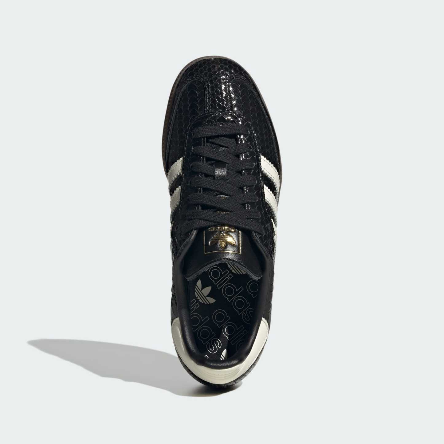 SAMBA SHOES - METALLIC BLACK / Off White / Gum - view 2