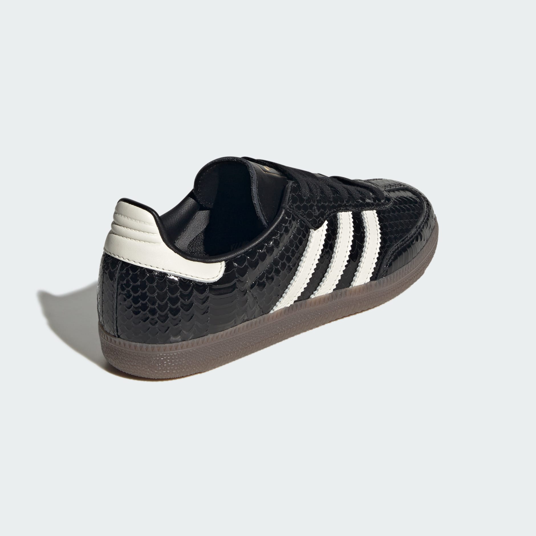 SAMBA SHOES - METALLIC BLACK / Off White / Gum - view 5