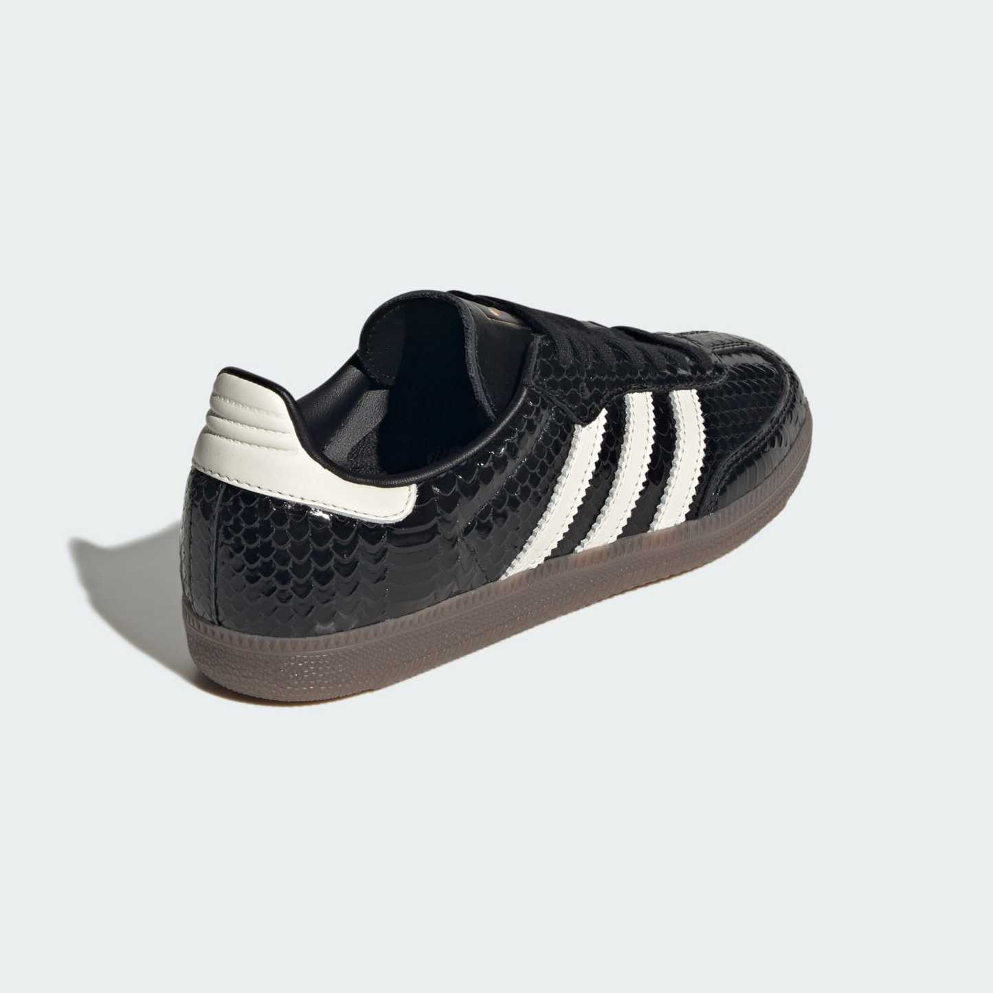 SAMBA SHOES - METALLIC BLACK / Off White / Gum - view 5