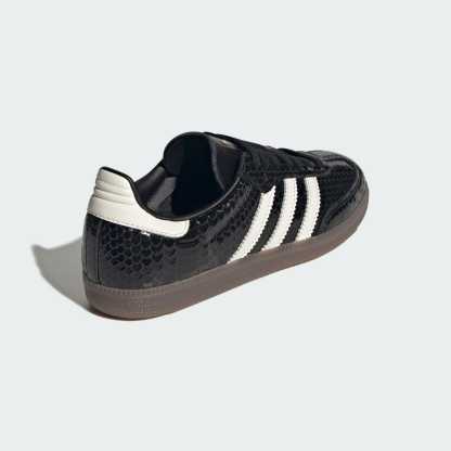 SAMBA SHOES - METALLIC BLACK / Off White / Gum - view 5