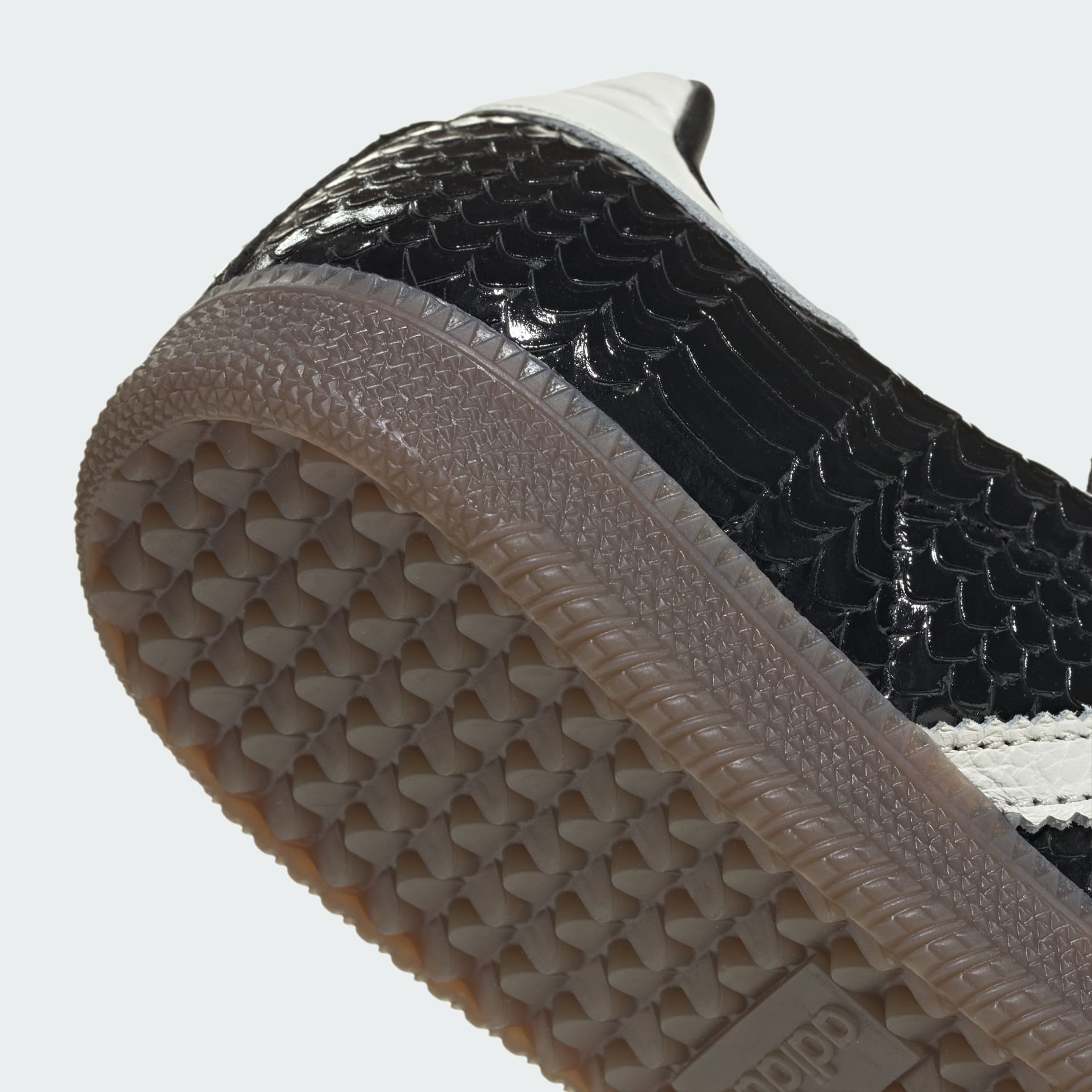 SAMBA SHOES - METALLIC BLACK / Off White / Gum - view 8