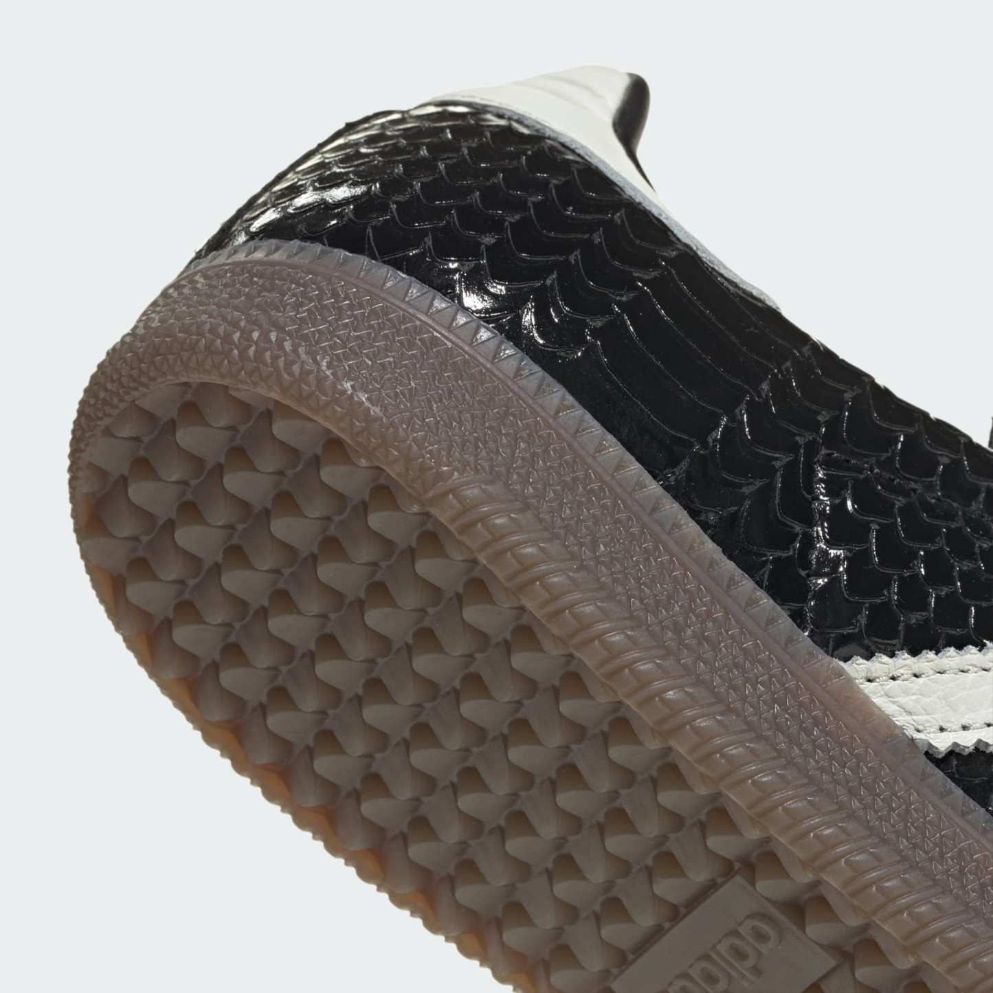 SAMBA SHOES - METALLIC BLACK / Off White / Gum - view 8