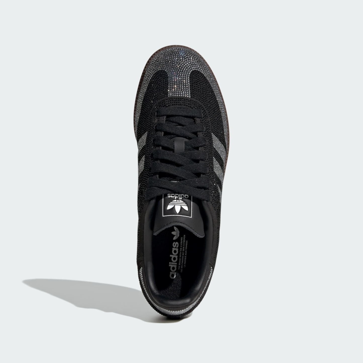 Samba OG Rhinestone Shoes - Core Black / Core Black / Cloud White - view 2
